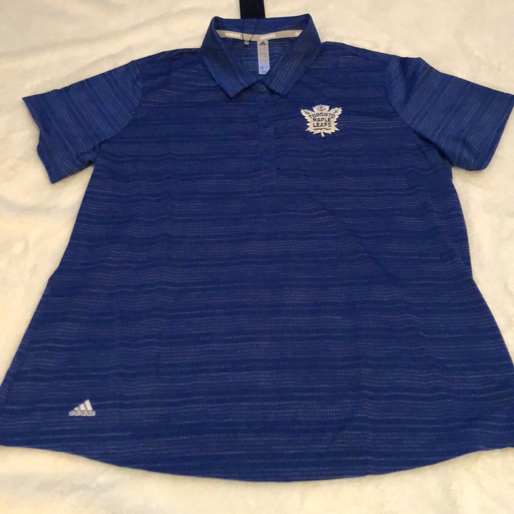 Toronto Maple Leafs Adidas Golf Shirt - New